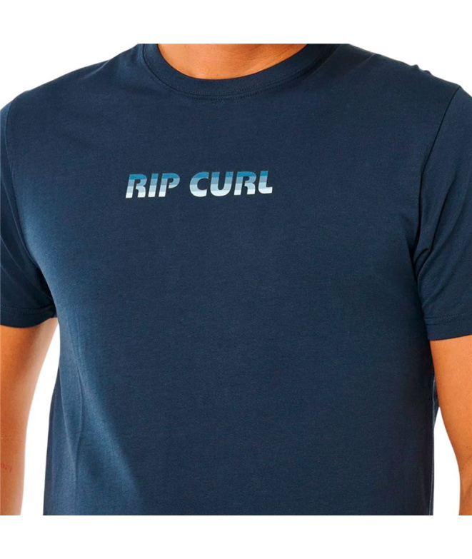 T-shirt bleu marine Rip Curl Big Mumma Icon Homme