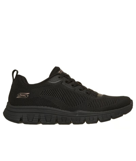 Chaussures Skechers Bobs B Lite Femme en maille noire