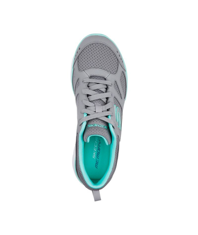 Zapatillas Skechers Summits-Suited Mujer Gray...