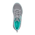 Tênis Mulher Skechers Summits-Suited em Sapatilhas cinza/ Duraleather/ Turquesa