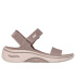 Sandálias Mulher Skechers Go Walk Arch Fit 2.0 na cor taupe