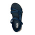 Sandálias Mulher Skechers Go Walk Flex, cor azul marinho.