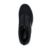 Sapatilhas Homem Skechers Summits - Eckler, em mesh preto com detalhes em verde limão.