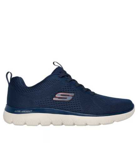 Zapatillas Skechers Summits - Eckler Hombre Nvy Mesh/Orng...