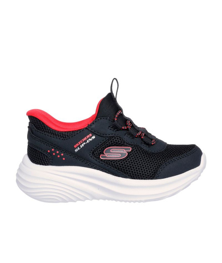 Zapatillas Skechers Slip-Ins Bounder Pro Infantil Negro
