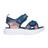 Skechers Microspec-Splash Enfant Chaussures marine, synthétique/gris