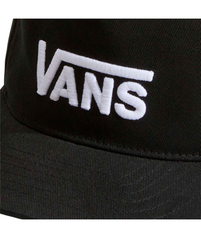 Gorra Vans Drop V Logo Snapback Negro Infantil