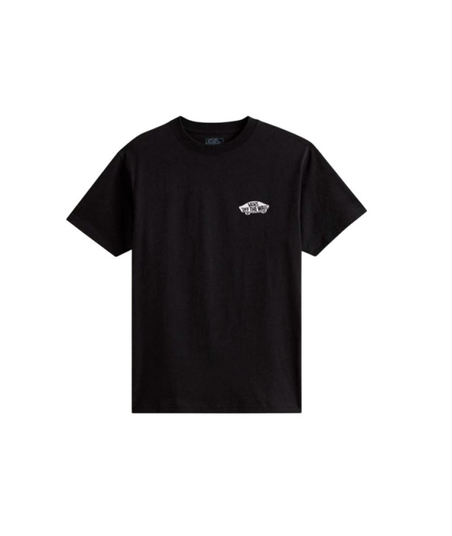 Camiseta Vans Double Standard Ss Negro/Blanco...