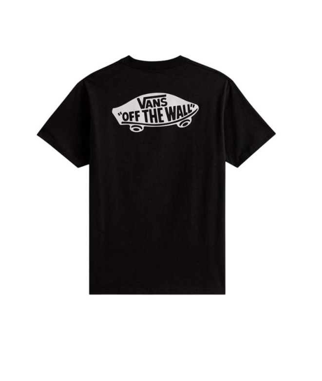 Camiseta Vans Double Standard Ss Negro/Blanco...