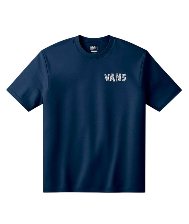 Camiseta Vans Racing Flames Ss Deep Indigo Niño