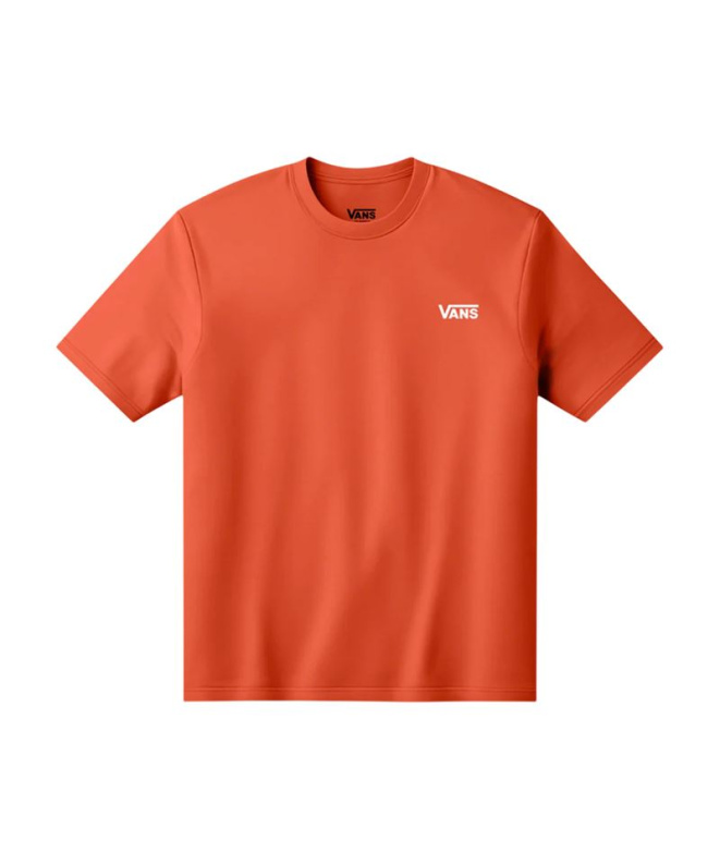 Camiseta Vans Left Chest Flame Niño