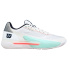 Zapatillas de Tenis Wilson Rush Tour Clay Ba Hombre Blanco/Bay/Coral
