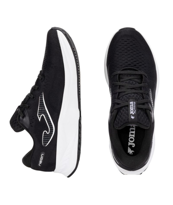 Sapatilhas Mulher Joma Neon Lady 2601 na cor preta