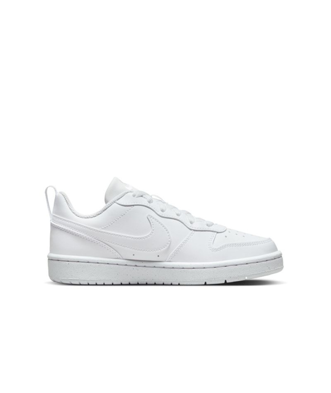 Chaussures blanches Nike Court Borough Low...