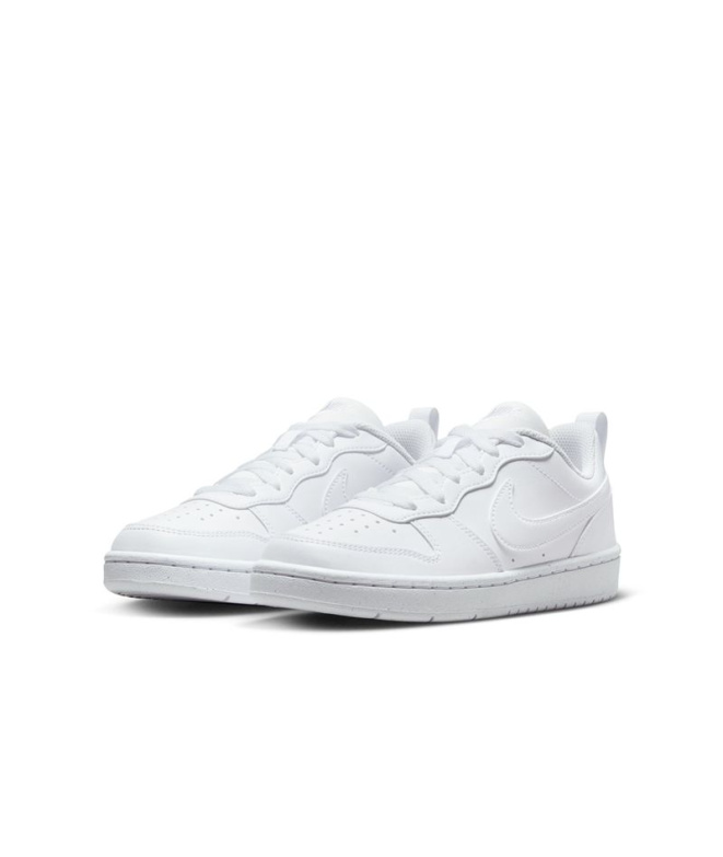 Chaussures blanches Nike Court Borough Low...