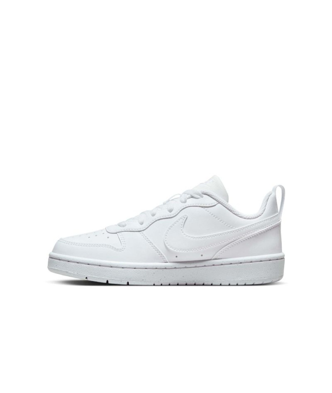 Chaussures blanches Nike Court Borough Low...