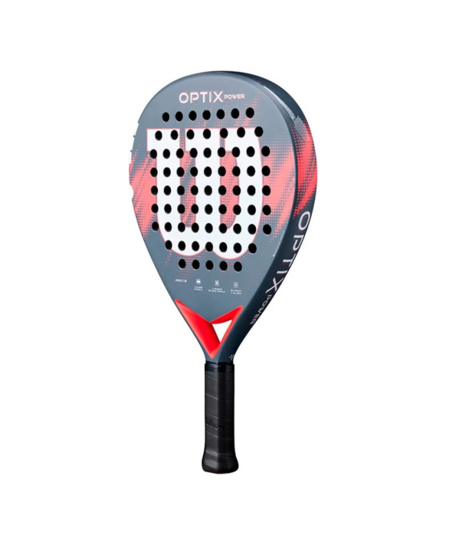 Pala de padel Wilson Rec Racquets OPTIX Rojo