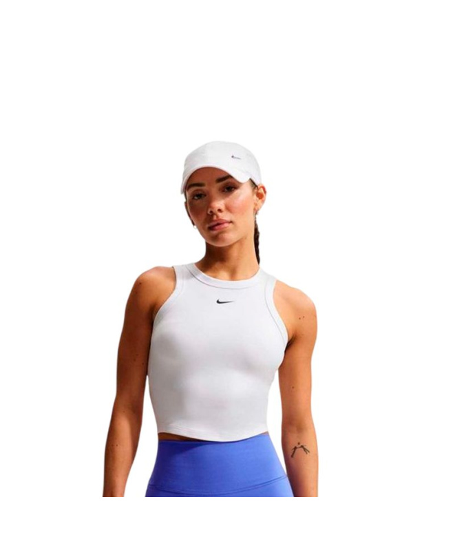 Camiseta Mulher Nike One Fitted Dri-Fit cropped...