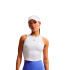 T-shirt Fitness court Nike One Fitted Dri-Fit Femme blanc