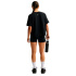 Haut T-shirt Nike Pro Dri-Fit ample à manches courtes Femme Fitness noir/gris