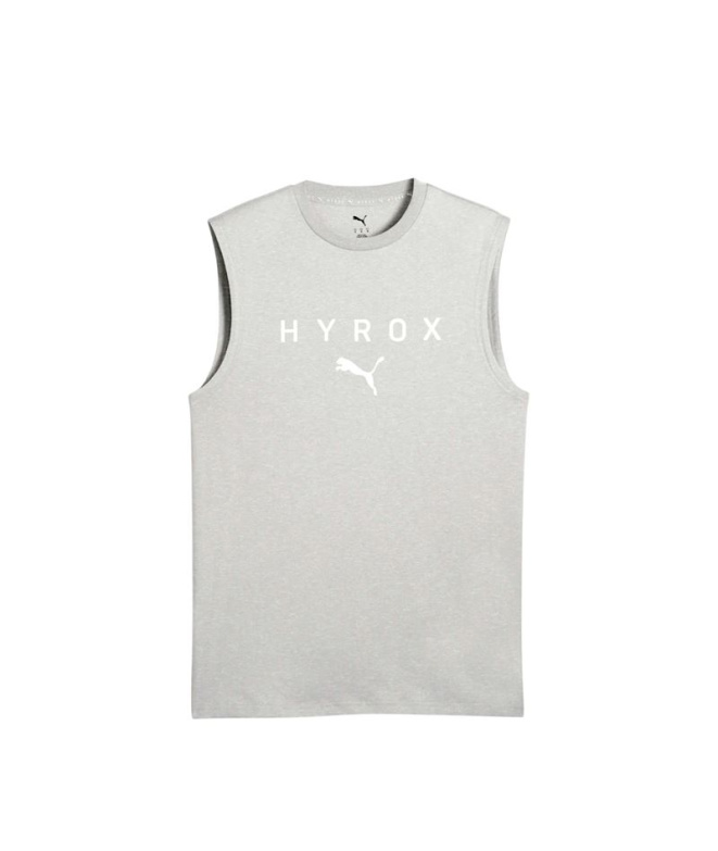 T-shirt Fitness Puma X Hyrox, gris clair chiné,...