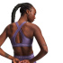 Soutien-gorge de Fitness Under Armour Femme dos croisé mi-haut Brassiere de sport violet