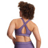 Soutien-gorge de Fitness Under Armour Femme dos croisé mi-haut Brassiere de sport violet