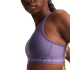 Soutien-gorge de Fitness Under Armour Femme dos croisé mi-haut Brassiere de sport violet