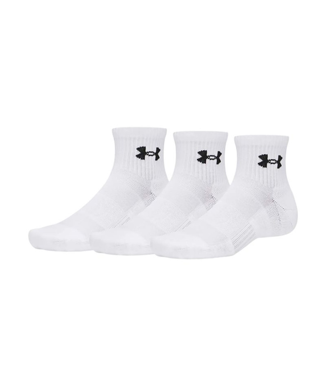 Meias Under Armour Performance Cotton 3P Qtr...