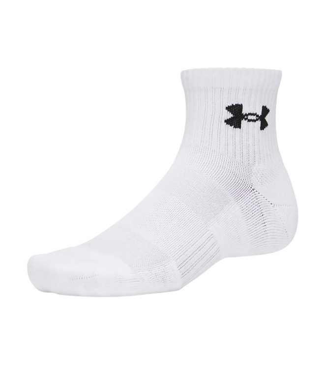 Meias Under Armour Performance Cotton 3P Qtr...