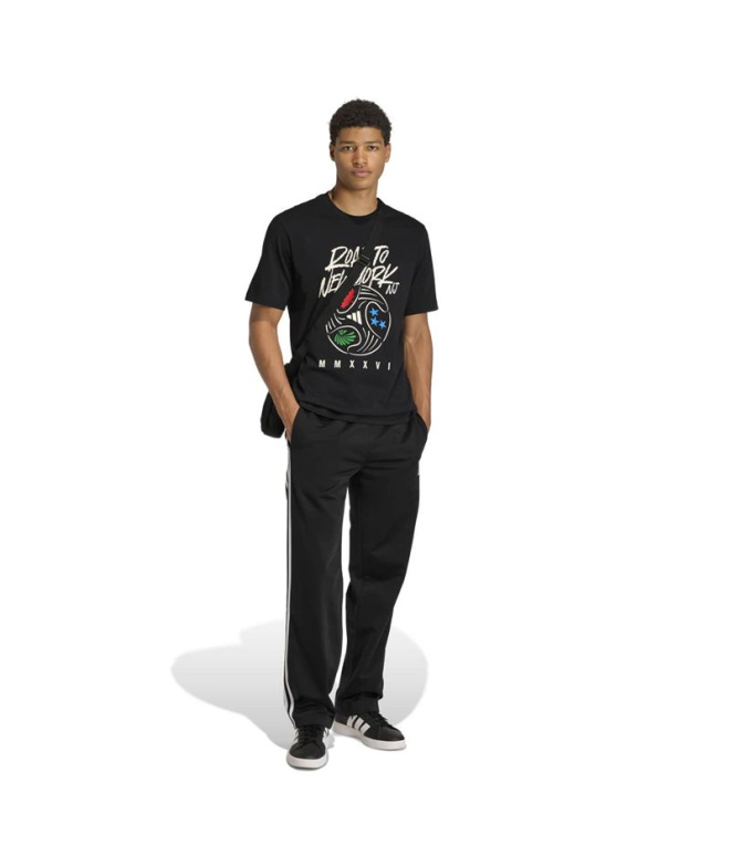 Camiseta adidas Ftb Wc Ball Hombre Negro