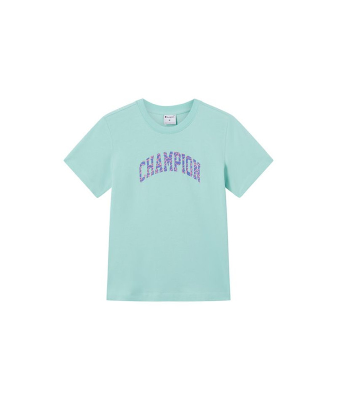Camiseta Mulher Champion de manga curta verde