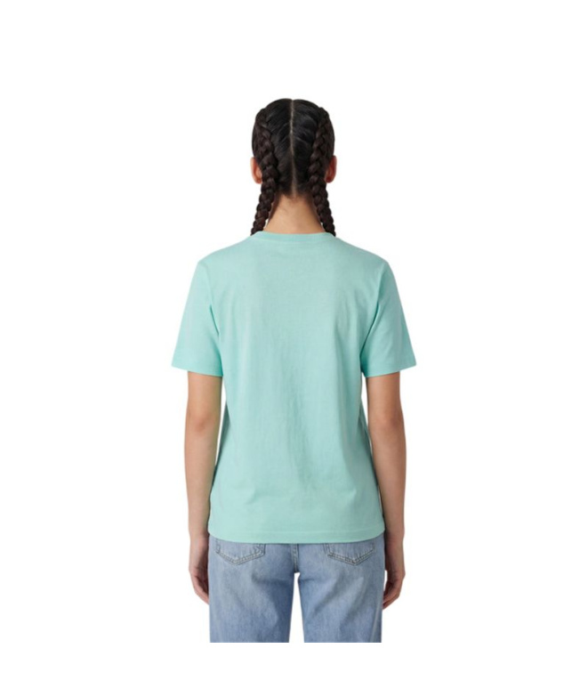 Camiseta Mulher Champion de manga curta verde