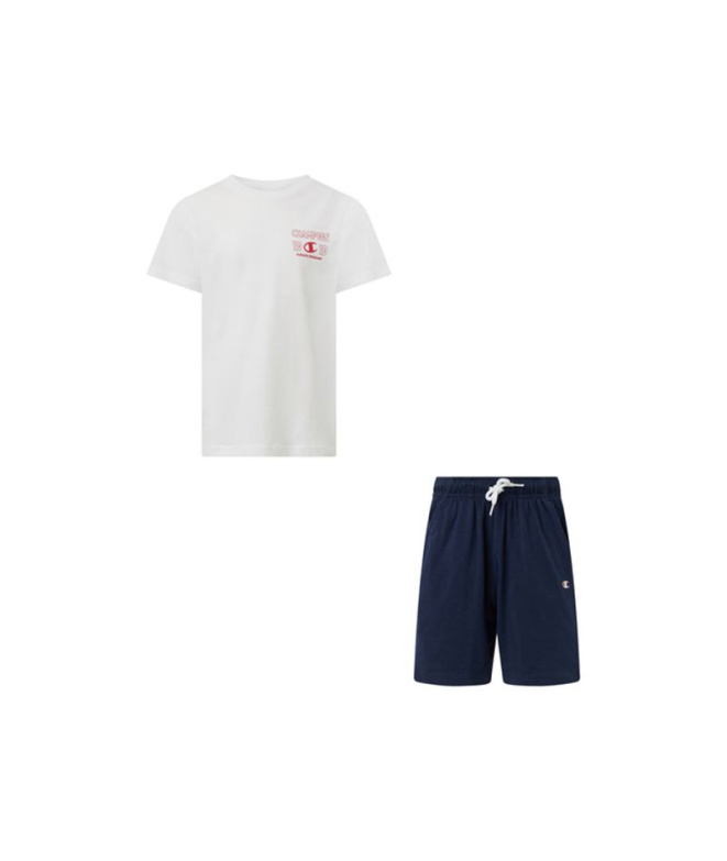 Conjunto branco Champion Menino