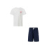 Conjunto branco Champion Menino