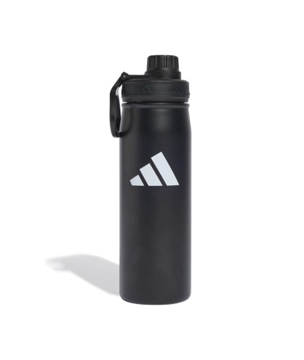 Botella de Fitness adidas Met Btl Scr 0.6 Negro/Negro