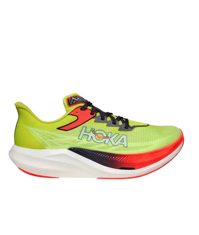 Sapatilhas Running Hoka Rocket X 3 Neon Yuzu/Squid