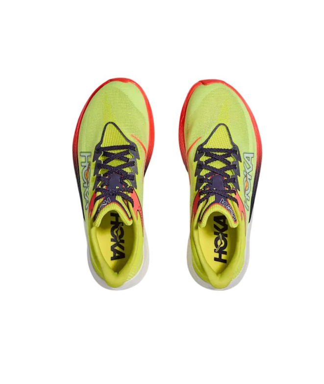 Sapatilhas Running Hoka Rocket X 3 Neon Yuzu/Squid