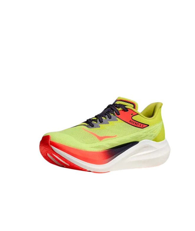 Sapatilhas Running Hoka Rocket X 3 Neon Yuzu/Squid