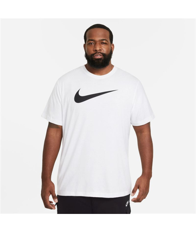 T-shirt Nike T-shirt Swoosh Homme blanc