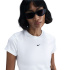 T-shirt court Nike Sportswear Chill Knit Femme blanc