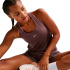 Camiseta Mulher Nike Pro Dri-Fit para Fitness , roxa