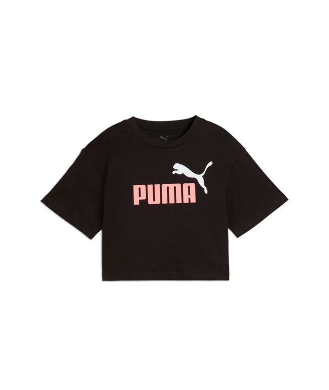 Camiseta Puma Ess 2, cor nº 1 Lo, preta - Menina