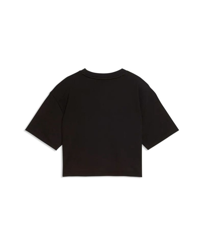 Camiseta Puma Ess 2, cor nº 1 Lo, preta - Menina