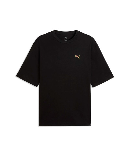 Camiseta Puma Graphic Back , Black, Hombre