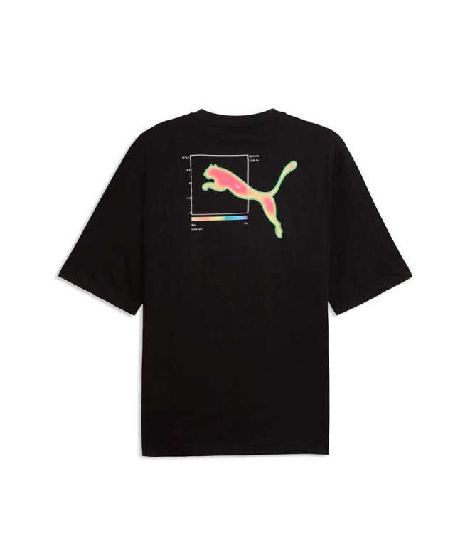 T-shirt Puma à motif graphique au dos, noir, Homme