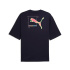 T-shirt Puma à motif graphique au dos, bleu marine, Homme