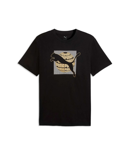 T-shirt Puma Graphic Foil, noir, Homme