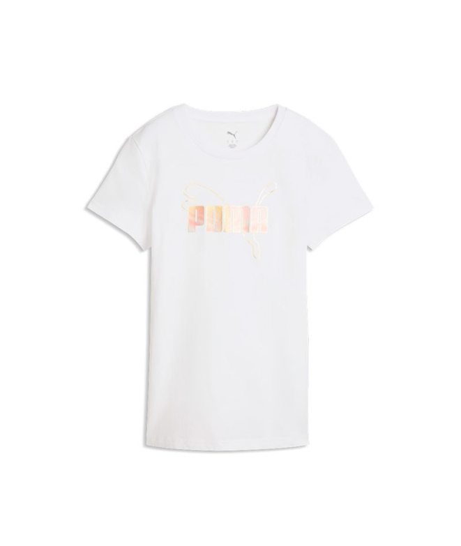 Camiseta Puma Ess Logo Lab Metallic, Mulher