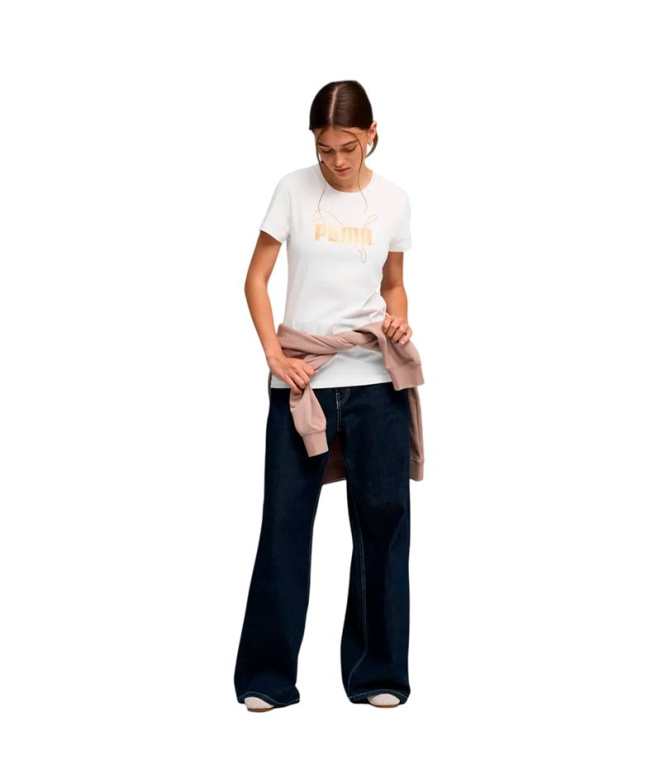 T-shirt Puma Ess Logo Lab Metallic, Femme